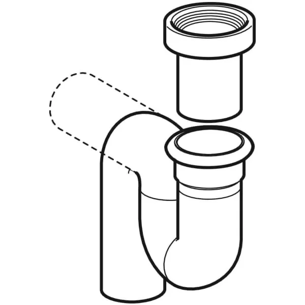 Geruchsverschluss für Hock-WC Abgang vertikal: d=110mm Geruchsverschluss für Hock-WC Abgang vertikal: d=110mm