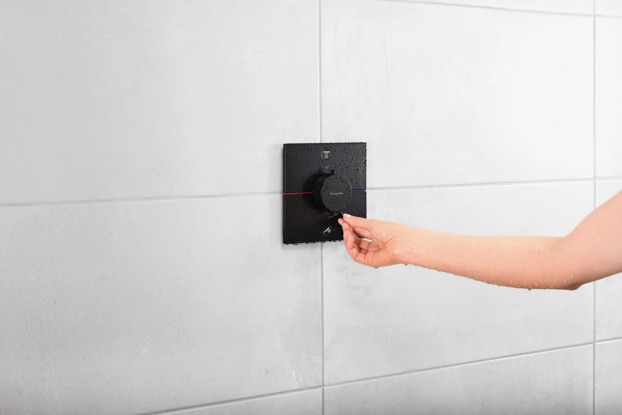 ShowerSelect Comfort E Thermostat Unterputz für 2 Verbraucher Chrom ShowerSelect Comfort E Thermostat Unterputz für 2 Verbraucher Chrom