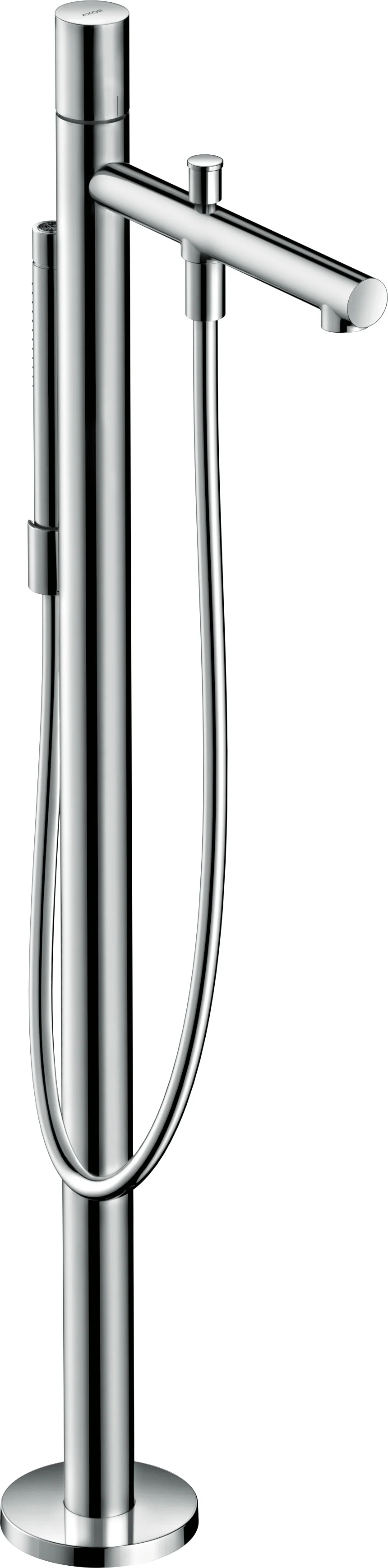 Hansgrohe AXOR Uno Wannenmischer bodenstehend, Chrom, Ausladung 244 mm Hansgrohe AXOR Uno Wannenmischer bodenstehend, Chrom, Ausladung 244 mm