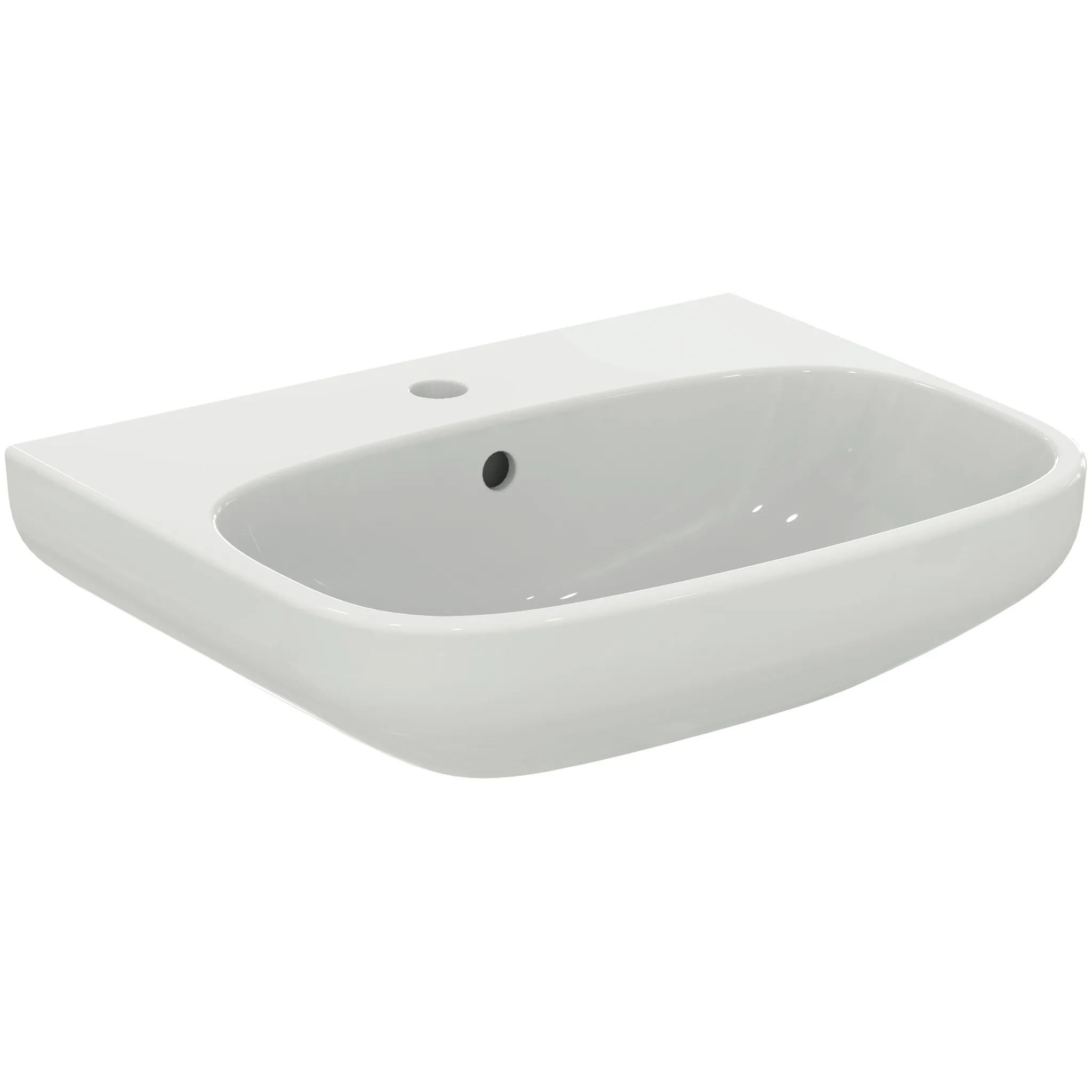 Waschbecken „i.lifeA“ 55 × 44 × 18 cm, Hahnlochposition mittig Waschbecken „i.lifeA“ 55 × 44 × 18 cm, Hahnlochposition mittig