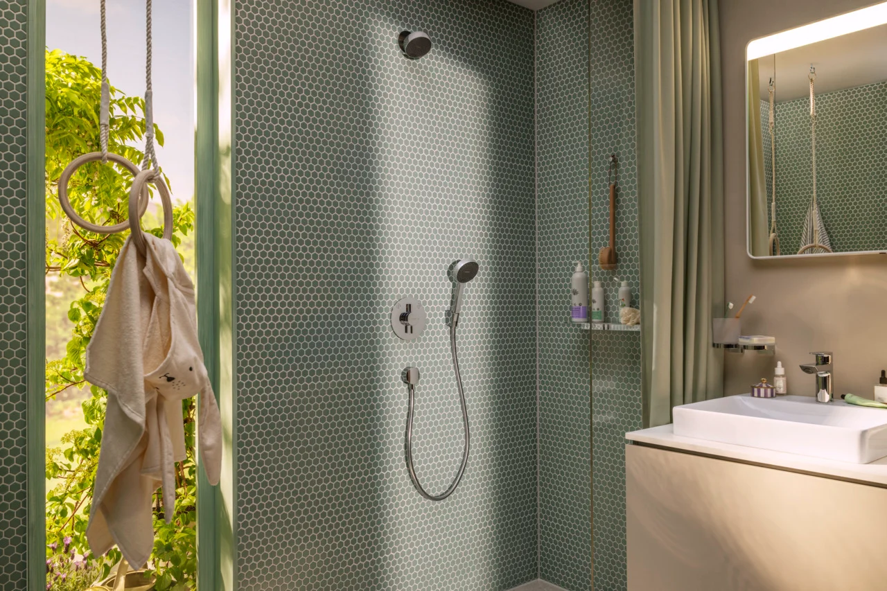 Activera Select S Kopfbrause 95 2jet EcoSmart+, Oberfläche: Chrom Activera Select S Kopfbrause 95 2jet EcoSmart+, Oberfläche: Chrom