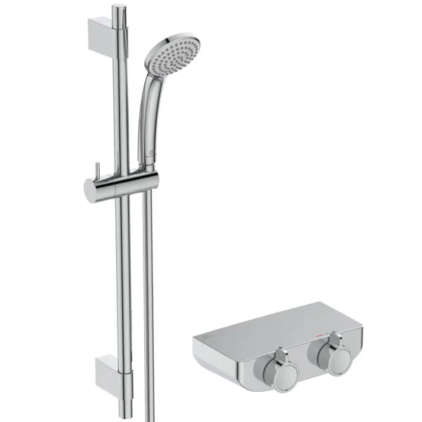 Brausekombination Ceraplus Safe OX mit Thermostat Chrom Brausekombination Ceraplus Safe OX mit Thermostat Chrom