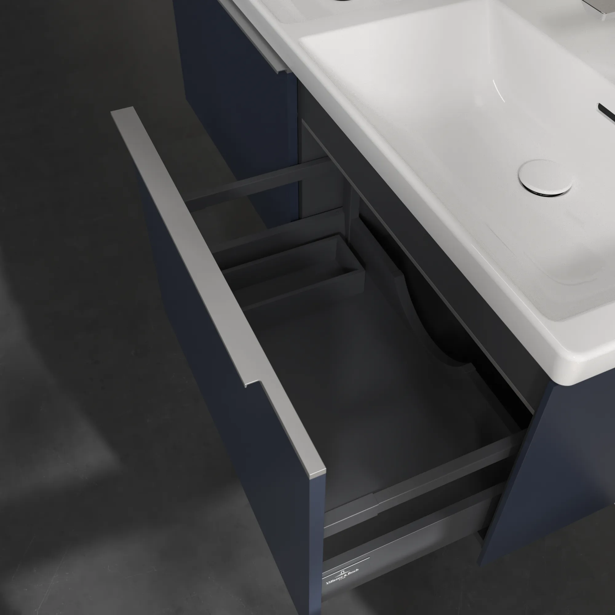 Villeroy & Boch Subway 3.0 Waschbeckenunterschrank C567L0, Marine Blue