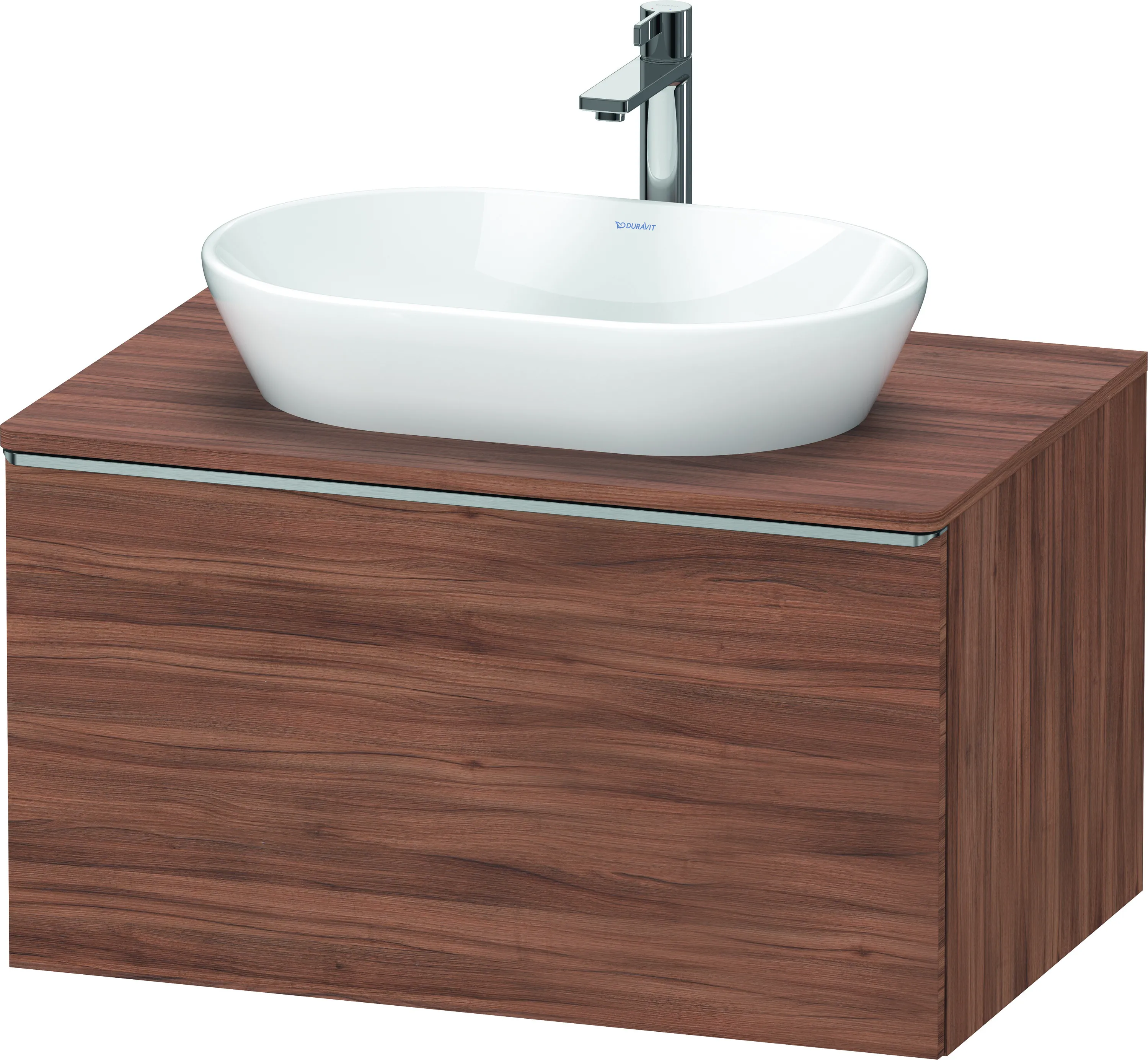 Duravit Waschtischunterschrank wandhängend „D-Neo“ 80 × 45,9 × 55 cm Nussbaum Natur