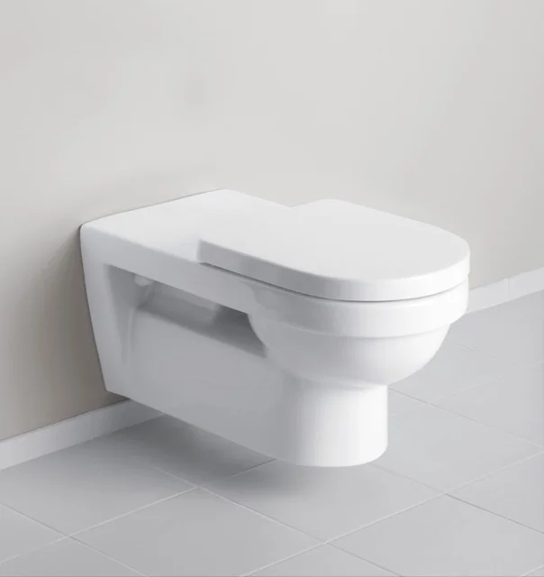Villeroy & Boch ViCare WC-Sitz 9M51B1, Oval, 375x465x60mm, Weiß Alpin