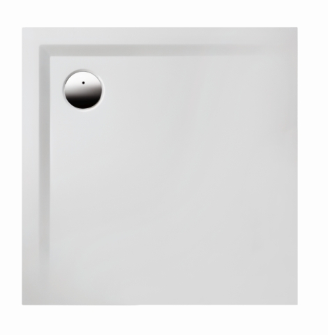 Duschwanne „Muna“ Quadrat 80 × 80 cm in Weiß
