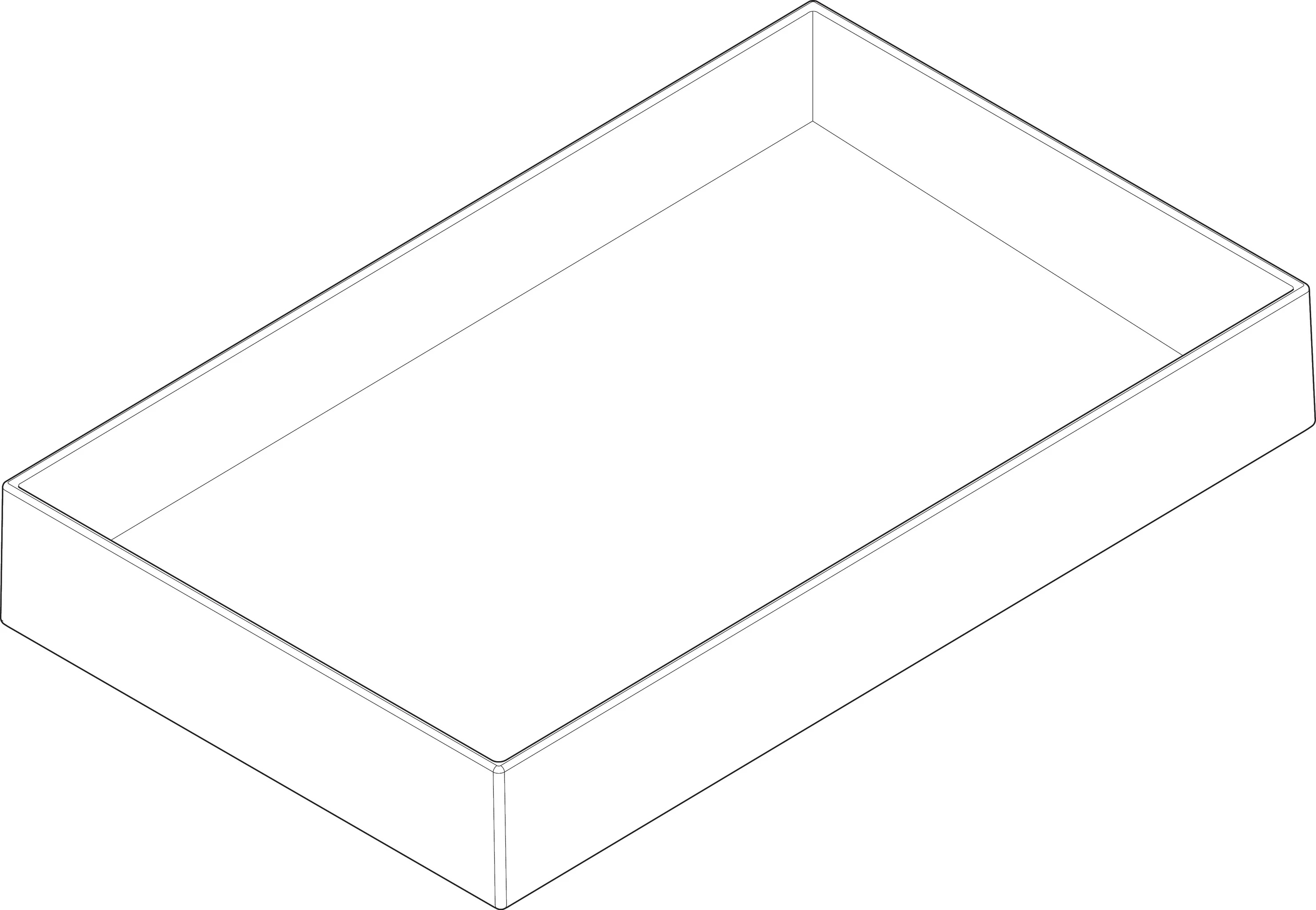 Hansgrohe Aufsatzwaschtisch Xuniva Evo E, weiß, 650x400 mm, glänzend, Keramik, ohne Hahnloch und Überlauf
