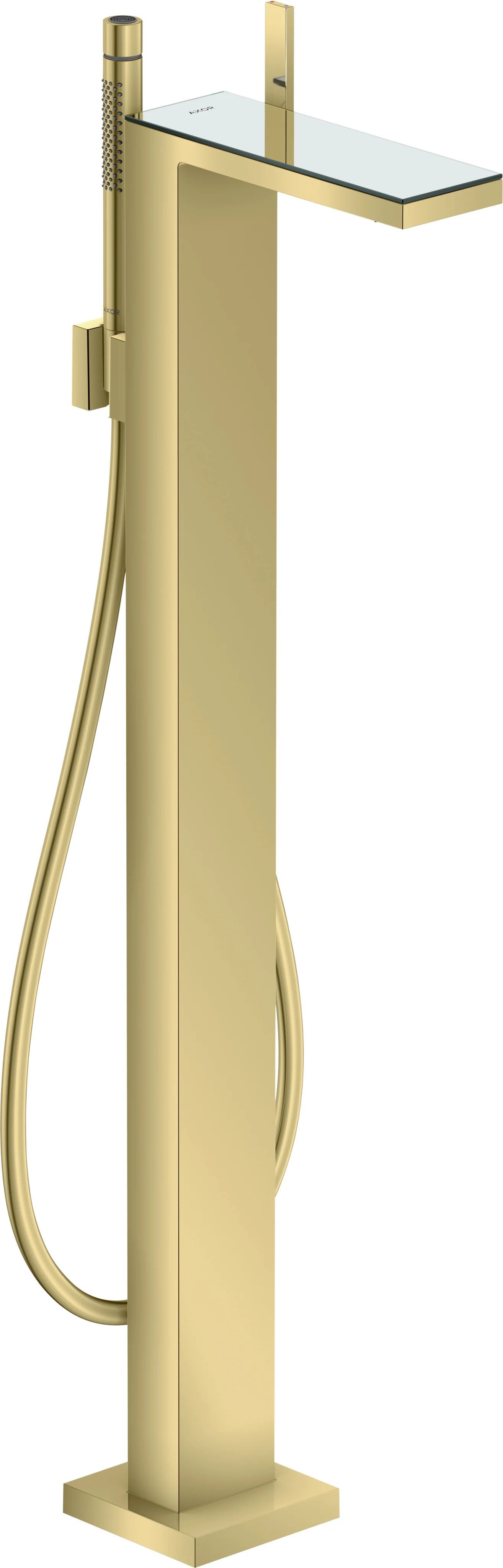 Hansgrohe AXOR MyEdition Platte 245 Glas – abnehmbar, 245 mm Länge