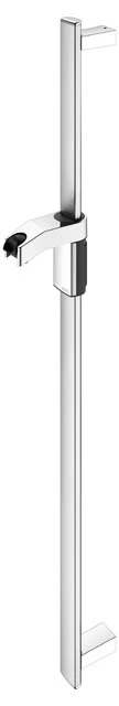 KEUCO AXESS Brausestange 1000 mm silber-eloxiert