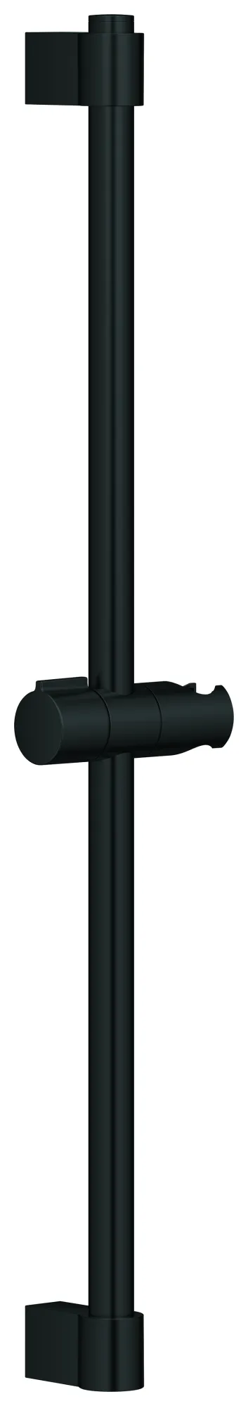 Brausestange Tempesta 27523_1, 600mm, mit Wandhaltern, Gleiter und Gelenkstück, obere Konsole variabel, matt black Brausestange Tempesta 27523_1, 600mm, mit Wandhaltern, Gleiter und Gelenkstück, obere Konsole variabel, matt black