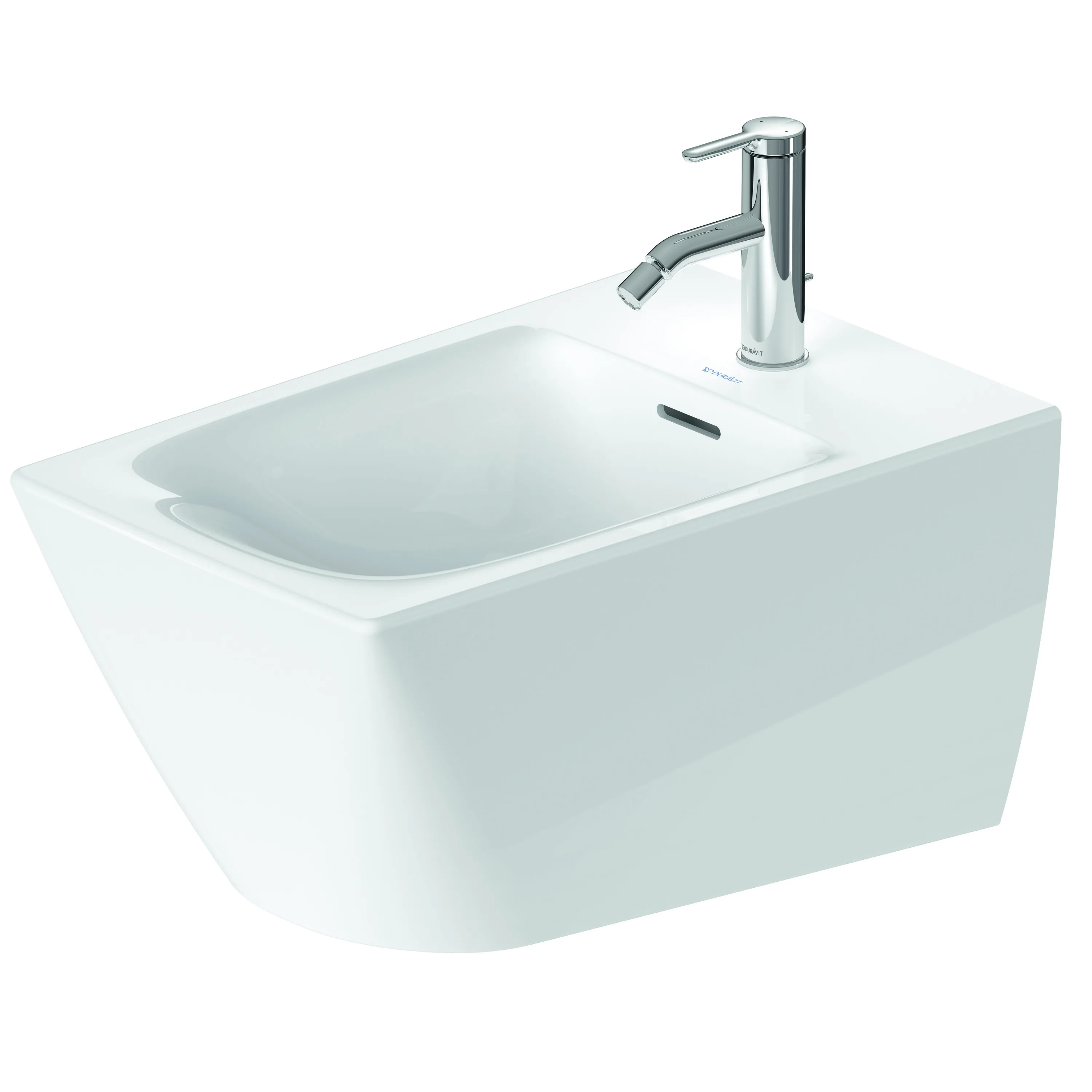 Duravit Wand-Bidet „Viu“, Befestigung sichtbar 37 × 57 × 30,5 cm