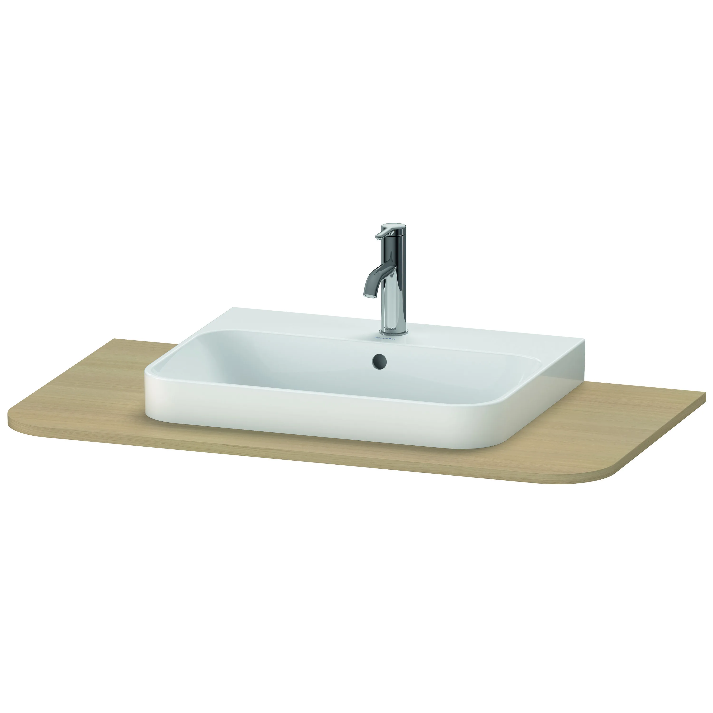 Duravit Konsole „Happy D.2 Plus“, mittig in Mediterrane Eiche