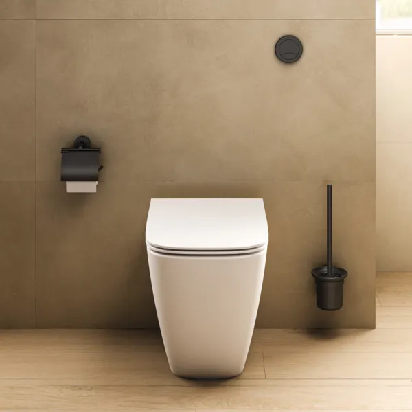 Ideal Standard Toilettenbürstengarnitur „IOM“ 11,5 × 38,4 cm, Befestigung verdeckt Ideal Standard Toilettenbürstengarnitur „IOM“ 11,5 × 38,4 cm, Befestigung verdeckt