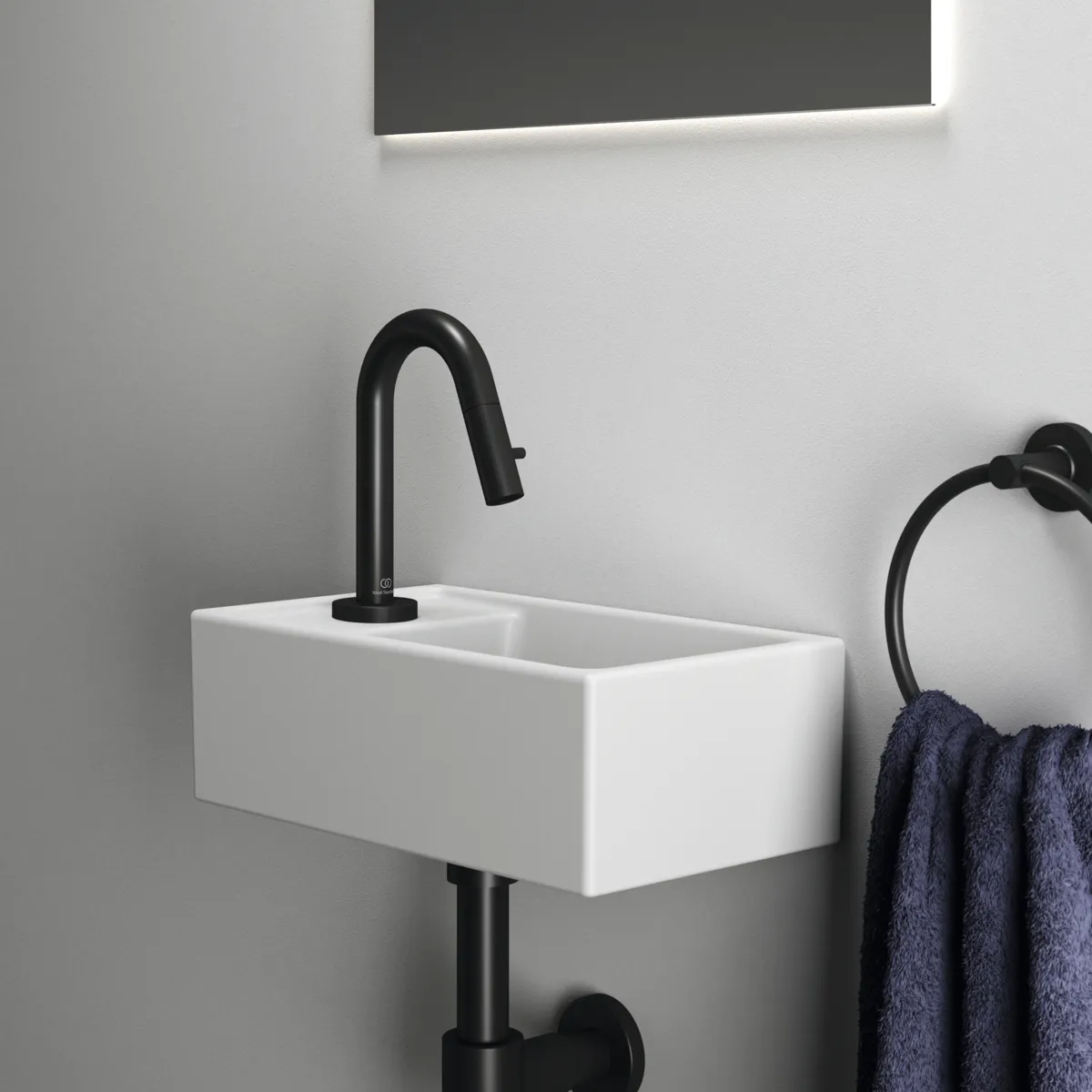 Standventil Ceraline, Ausladung 126mm, Chrom Standventil Ceraline, Ausladung 126mm, Chrom