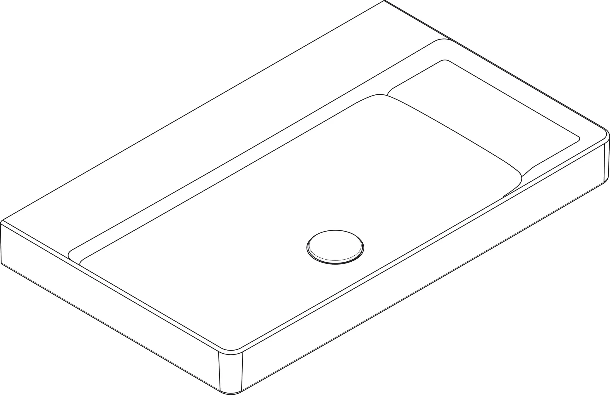 Waschbecken „Xelu Q“ in Weiß Waschbecken „Xelu Q“ in Weiß