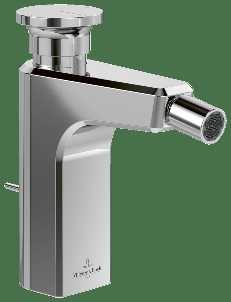 Villeroy & Boch Einhebel-Bidetarmatur Vea, Chrom, 47.5 x 137 x 166 mm, Höhe 166 mm, Auslauflänge 123 mm Villeroy & Boch Einhebel-Bidetarmatur Vea, Chrom, 47.5 x 137 x 166 mm, Höhe 166 mm, Auslauflänge 123 mm