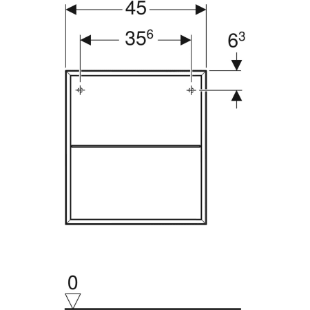 Geberit Hochschrank „ONE“ 45 × 49,2 × 47 cm