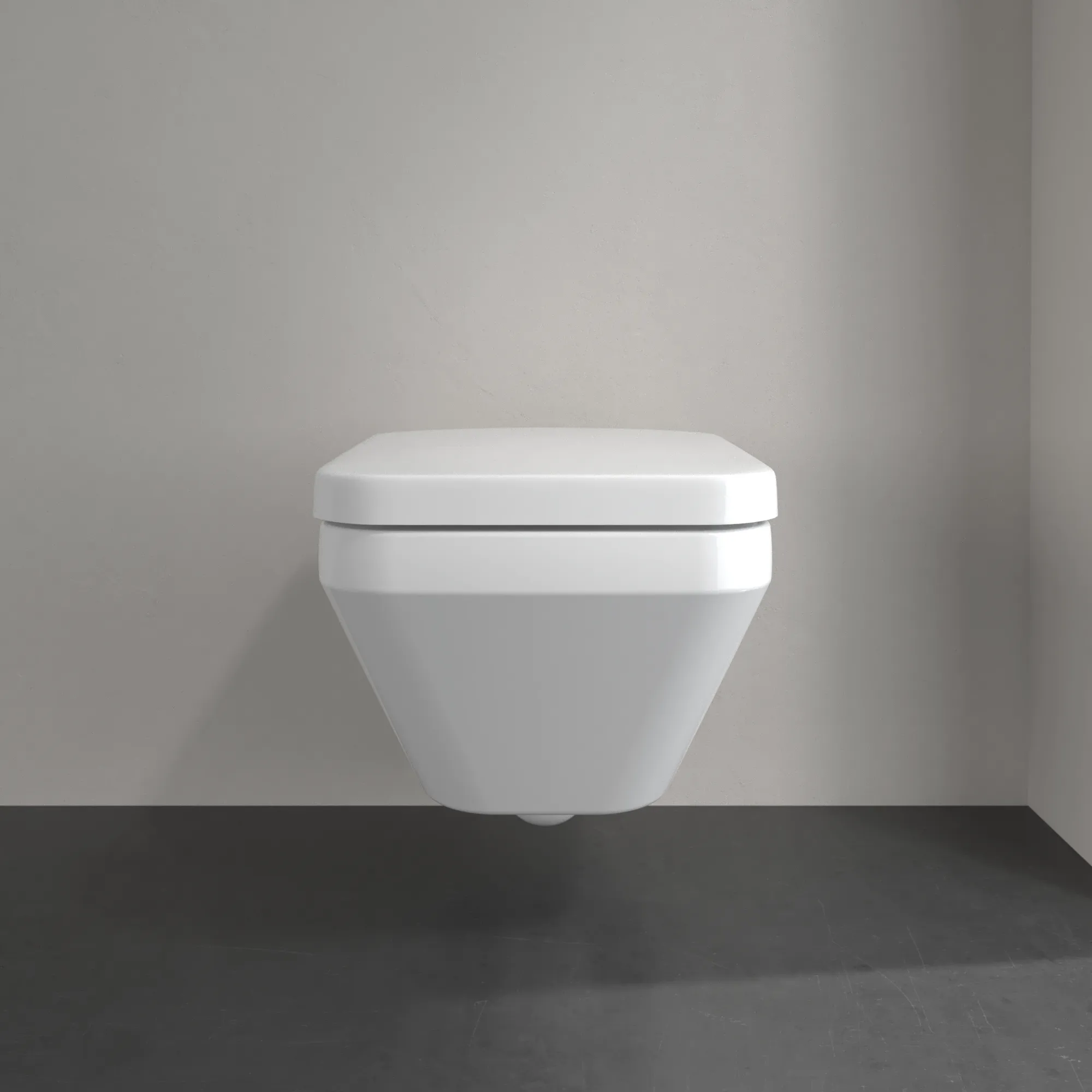 Villeroy & Boch Architectura Tiefspül-WC spülrandlos, 370x530 mm, weiß Alpin AntiBac CeramicPlus, wandhängend, TwistFlush-Technologie Villeroy & Boch Architectura Tiefspül-WC spülrandlos, 370x530 mm, weiß Alpin AntiBac CeramicPlus, wandhängend, TwistFlush-Technologie