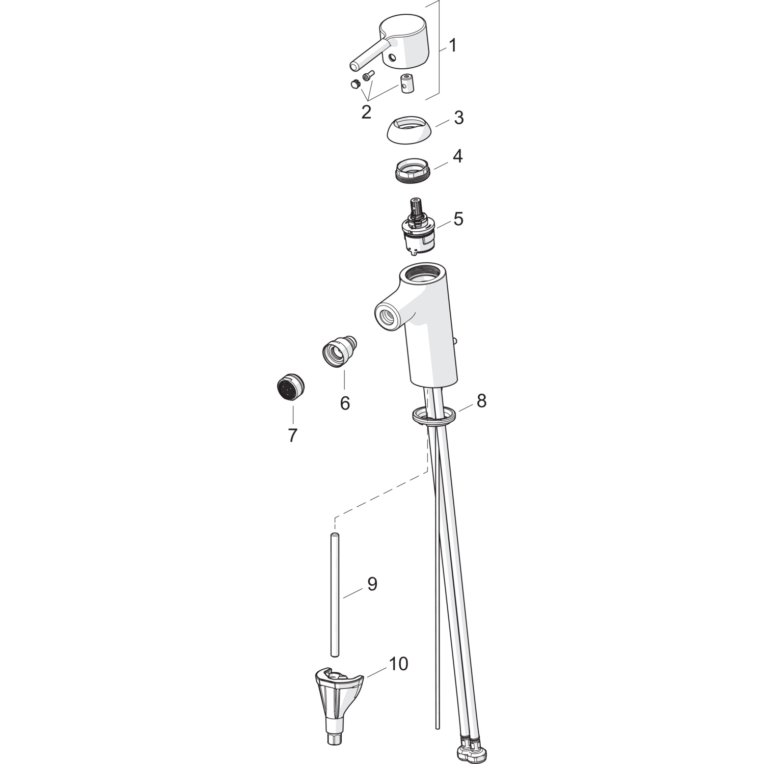 EHM Bidetbatterie VANTIS 5243 Ablaufgarnitur mit Zugstange Ausladung 113 mm Chrom EHM Bidetbatterie VANTIS 5243 Ablaufgarnitur mit Zugstange Ausladung 113 mm Chrom