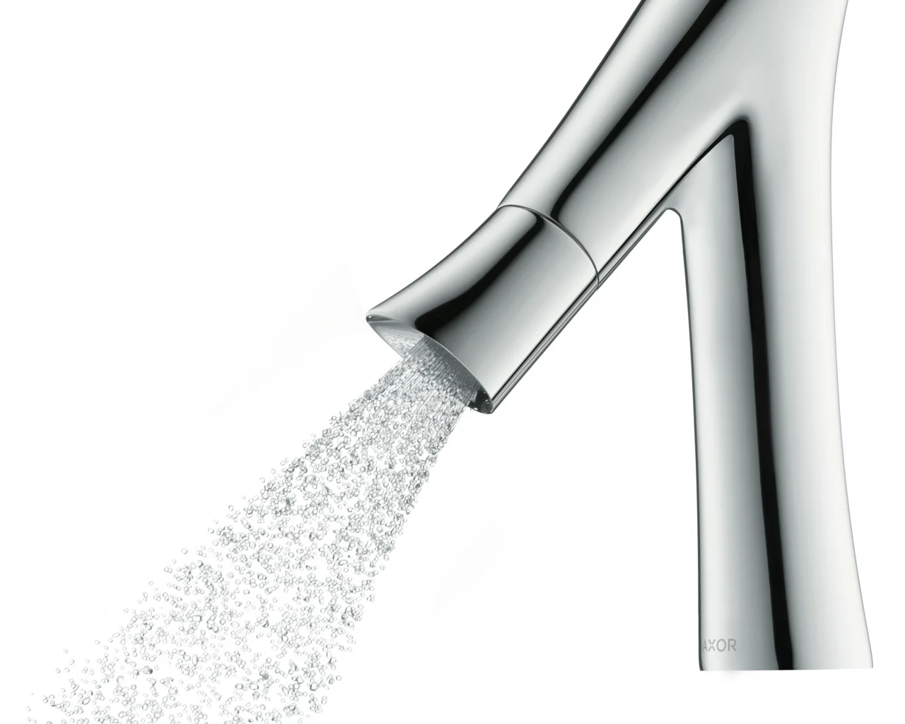 Hansgrohe AXOR Starck Organic 2-Griff Waschtischmischer Chrom, ComfortZone 170, Ausladung 116 mm, Auslaufhöhe 168 mm