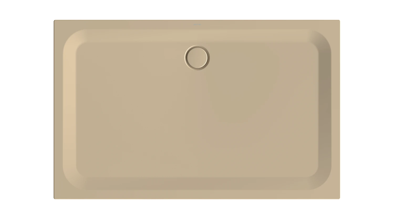 Bette rechteck Duschwanne „BetteUltra“ 1600 × 1000 mm ohne Oberflächenbeschichtung, mit BetteGlasur Plus, ohne Wannenträger, in Bahamabeige