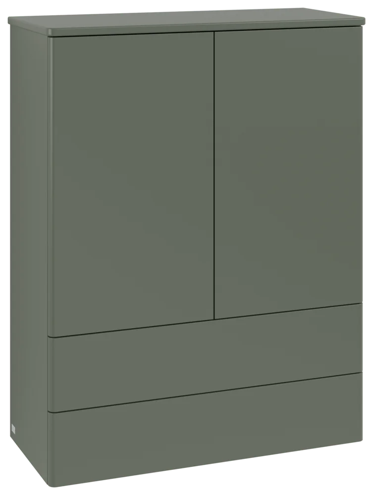 Villeroy & Boch Antao Highboard K47, 814x1039x356mm, Leaf Green Matt Lacquer Villeroy & Boch Antao Highboard K47, 814x1039x356mm, Leaf Green Matt Lacquer