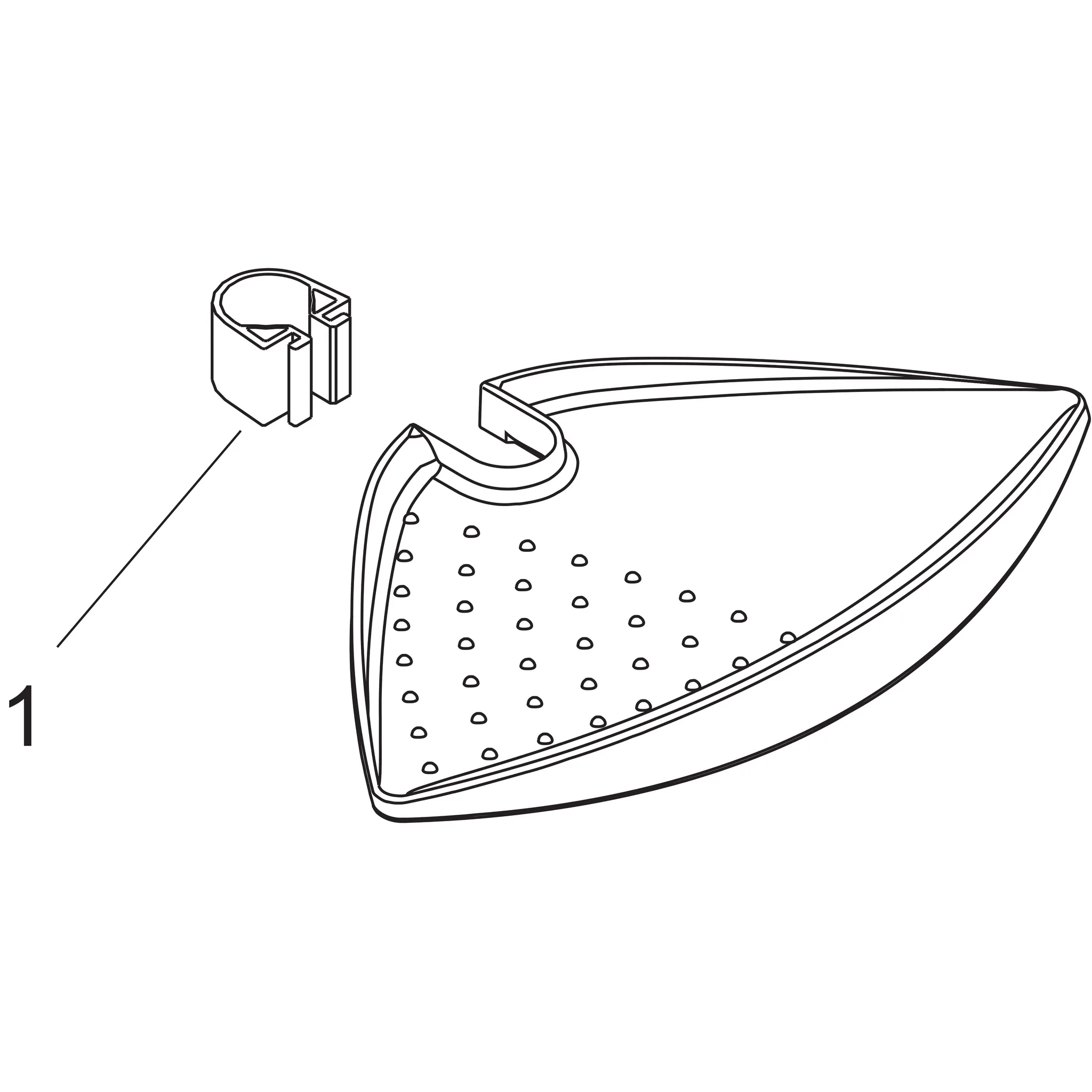 Hansgrohe Casetta'B Seifenschale für Brausestange Ø 22 mm