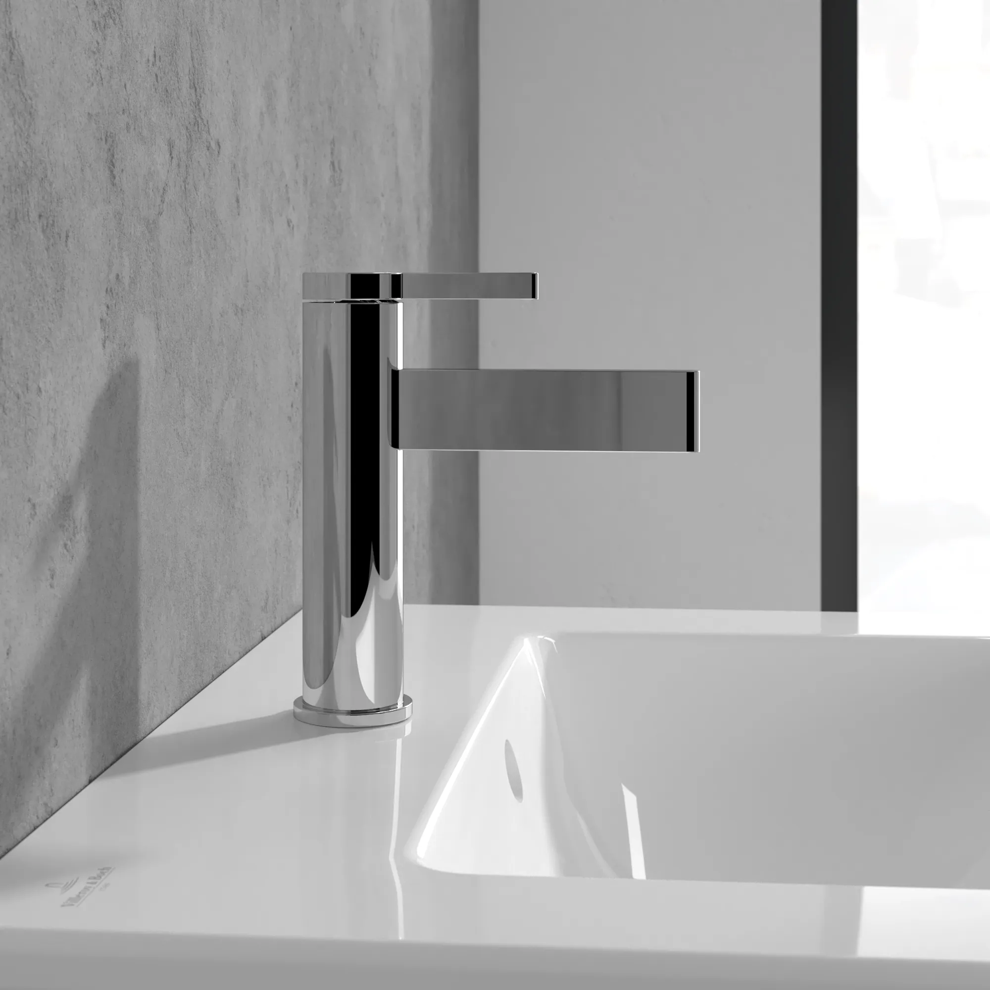 Einhand-Waschtischarmatur „Dawn“ 14,9 cm Ausladung 100 mm in Chrom Einhand-Waschtischarmatur „Dawn“ 14,9 cm Ausladung 100 mm in Chrom