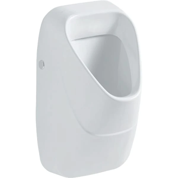 Urinal mit integriertem Keramiksieb „Alivio“, Zulauf von hinten, Befestigung verdeckt, ohne Zielobjekt 34 × 57 × 34 cm Urinal mit integriertem Keramiksieb „Alivio“, Zulauf von hinten, Befestigung verdeckt, ohne Zielobjekt 34 × 57 × 34 cm