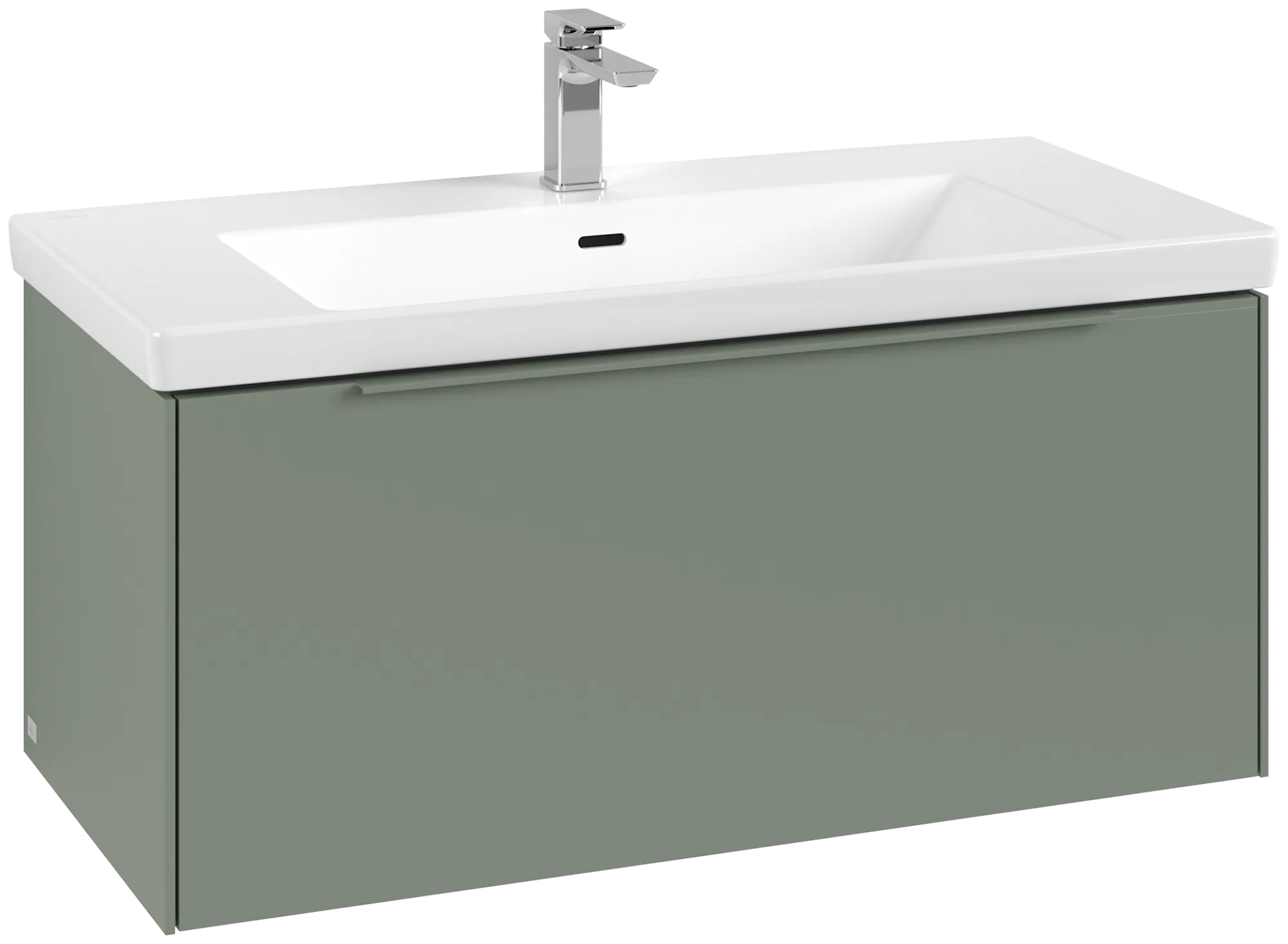 Villeroy & Boch Subway 3.0 Waschbeckenunterschrank C569L2, 973 x 429 x 478 mm, Soft Green