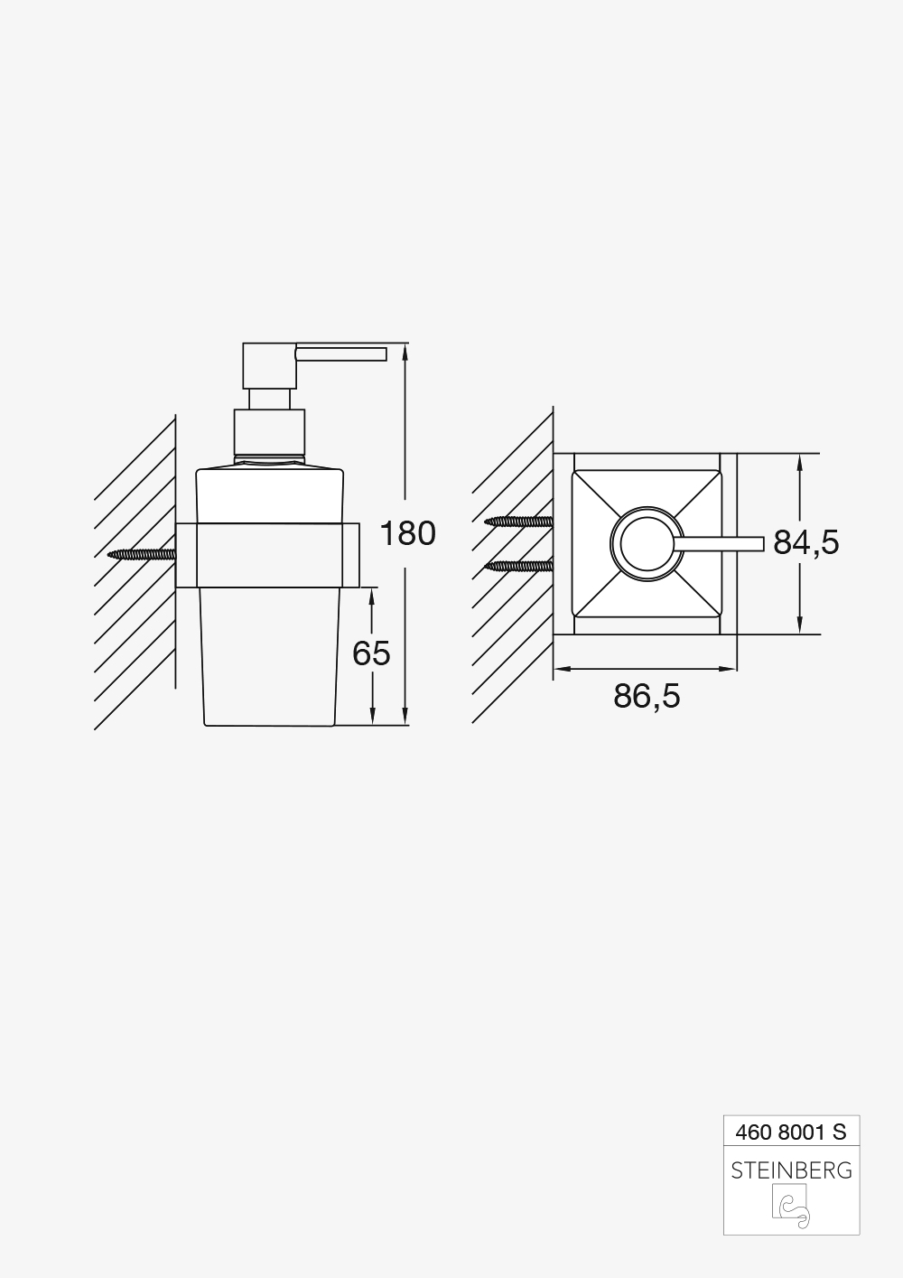 Serie 460 Wand-Seifenspender Serie 460 Wand-Seifenspender