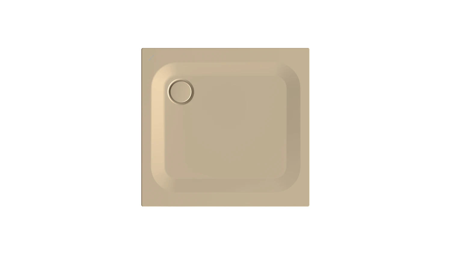 Bette rechteck Duschwanne „BetteUltra“ 900 × 850 mm mit BetteAntirutsch Pro, ohne Oberflächenveredelung, ohne Wannenträger, in Bahamabeige