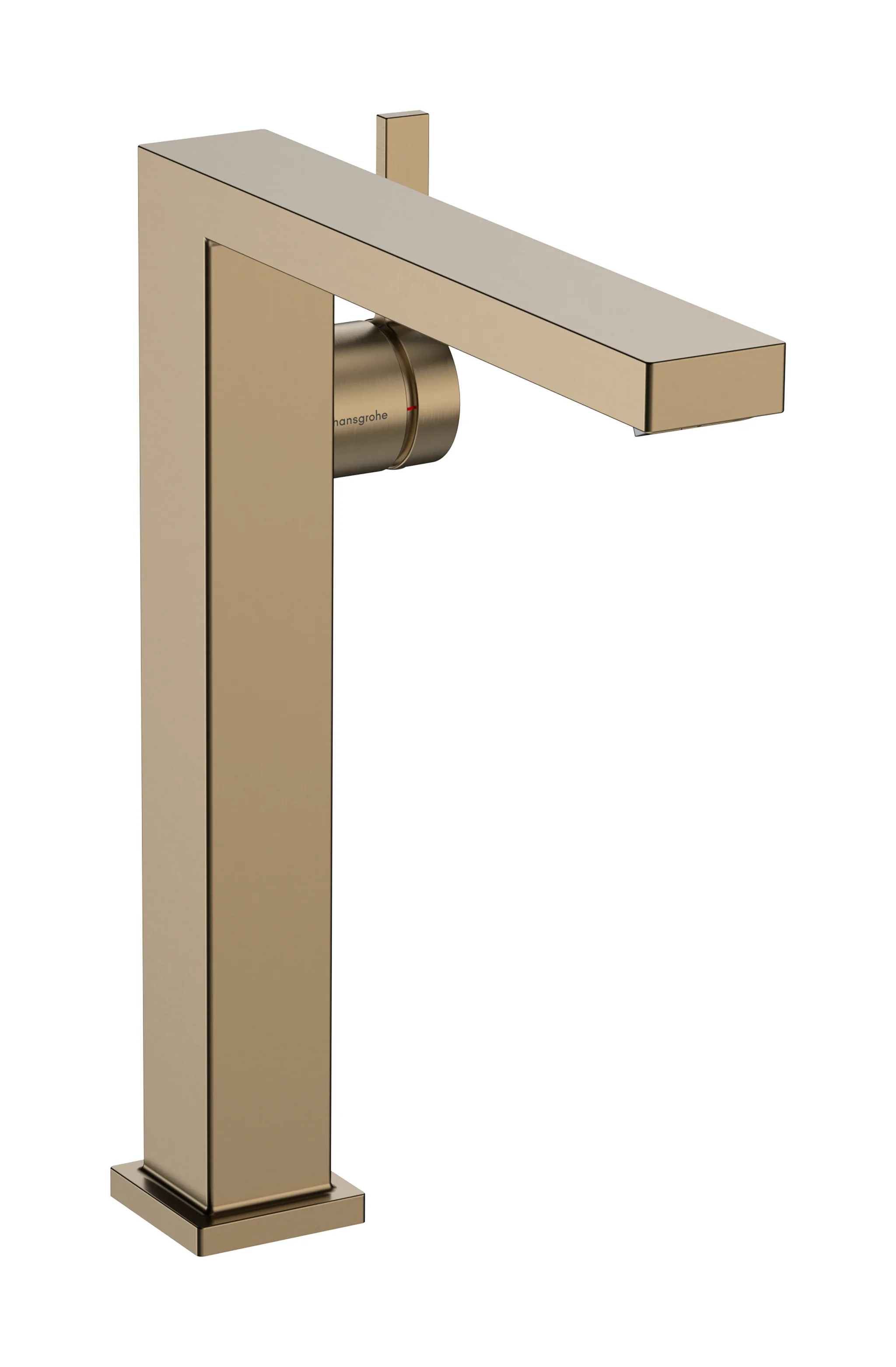 Hansgrohe Tecturis E Einhebel-Waschtischmischer 240 Fine CoolStart EcoSmart+ Brushed Bronze, Ausladung 197 mm, Auslaufhöhe 243 mm, Keramikmischsystem, max. Durchflussmenge 4 l/min bei 3 bar