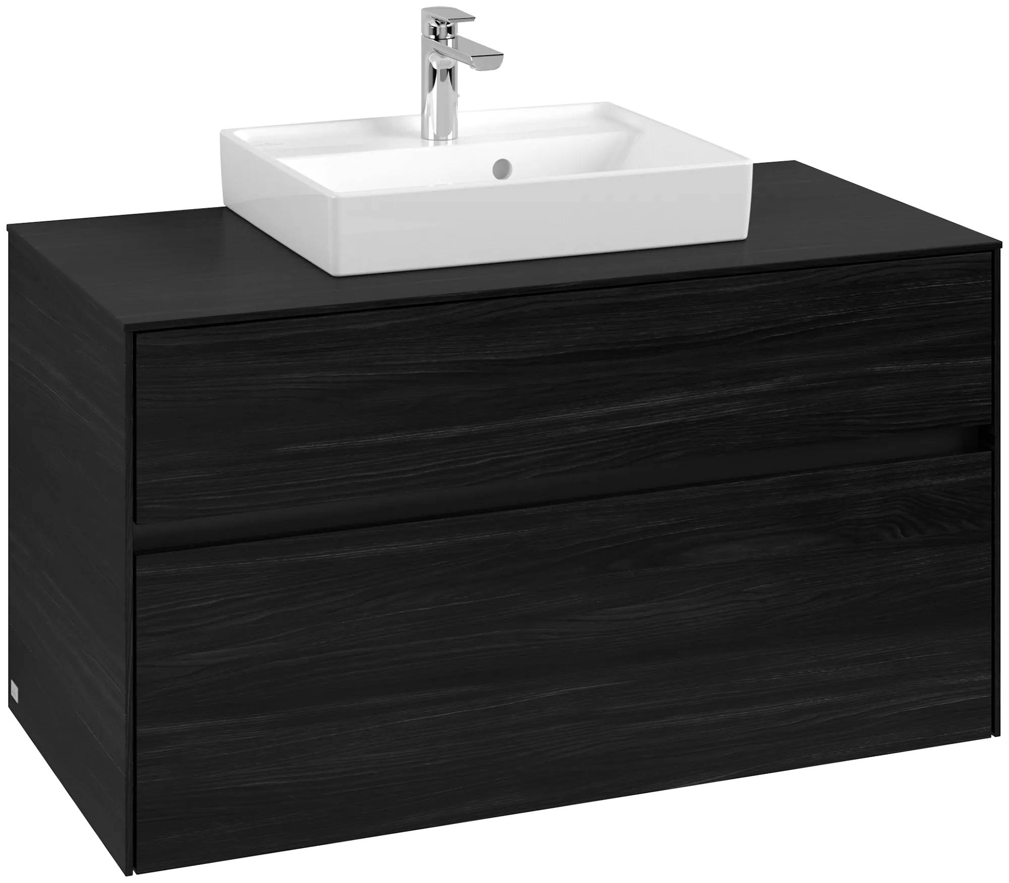 Villeroy & Boch Collaro Waschbeckenunterschrank C01600, 1000 x 548 x 500 mm, Black Oak