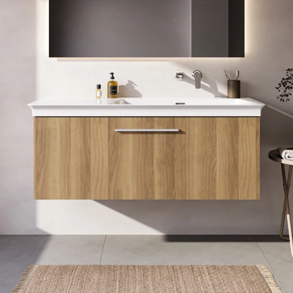 Ideal Standard Waschtischunterschrank „i.lifeB“ 120 × 44 × 50,5 cm Eiche Natur