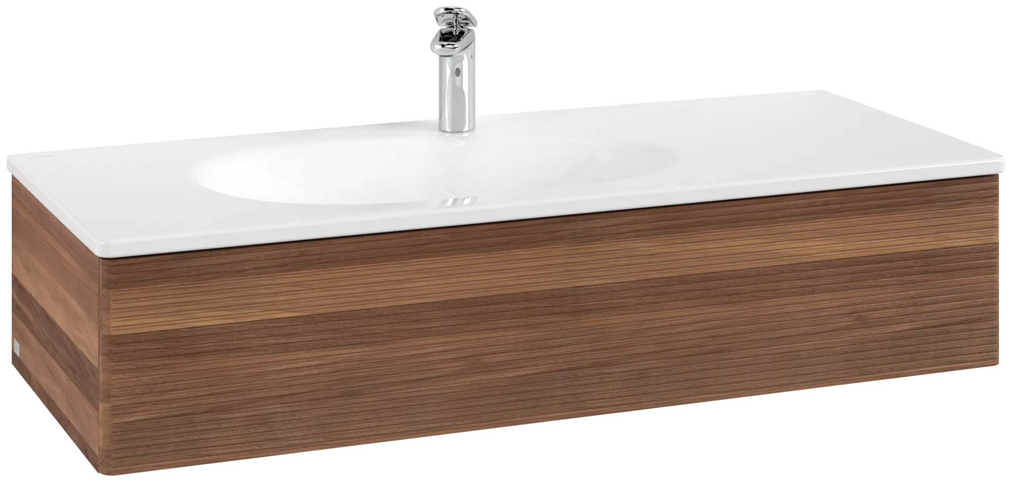 Villeroy & Boch Antao Waschbeckenunterschrank L03, 1188x256x493mm, Warm Walnut