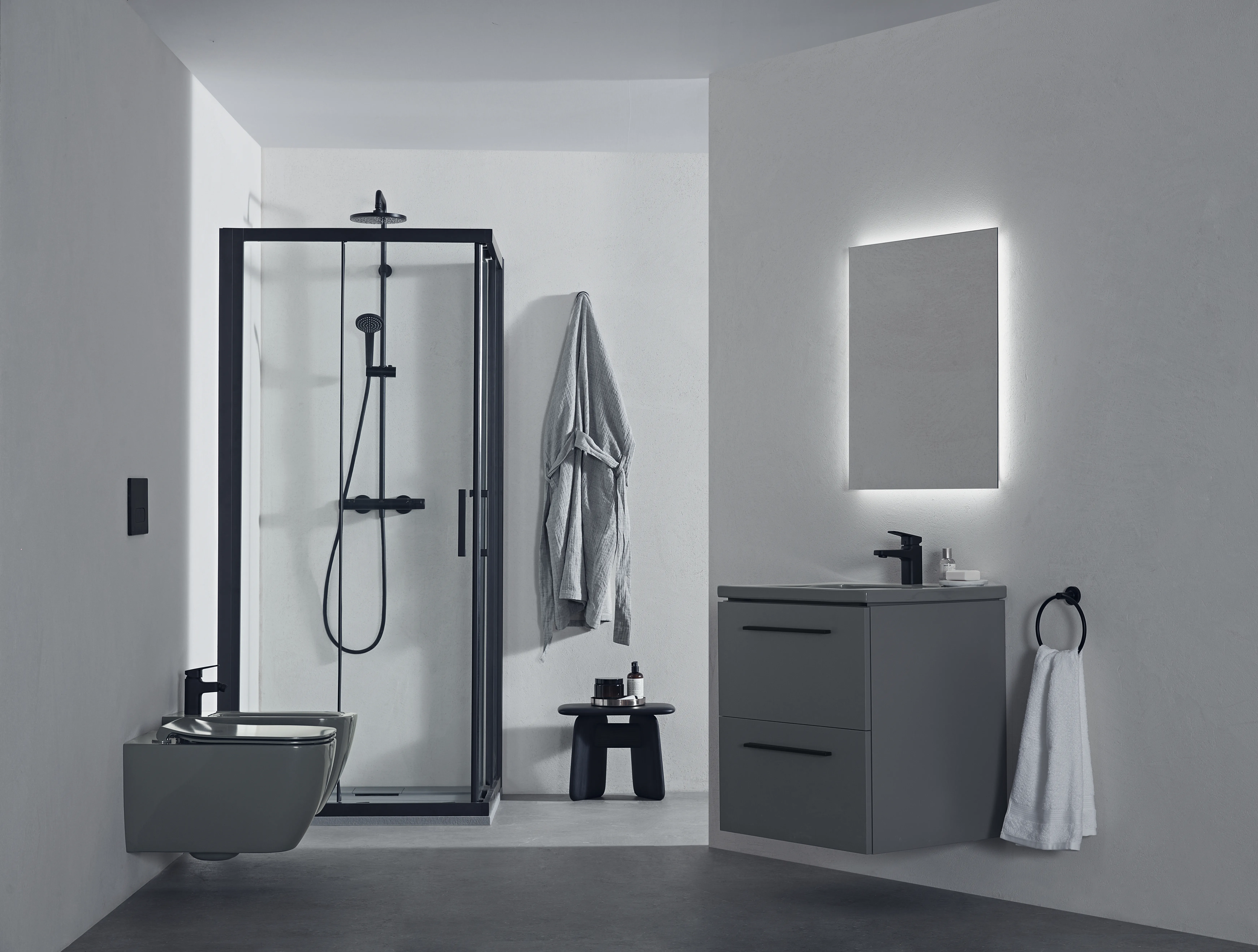 Ideal Standard WC-Sitz „i.lifeB“ in Grau