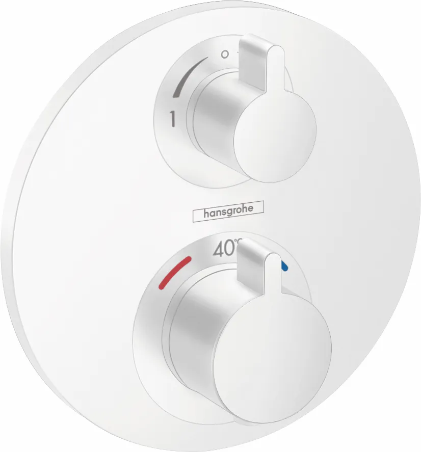 Thermostat Unterputz Ecostat S Fertigset 2 Verbraucher chrom