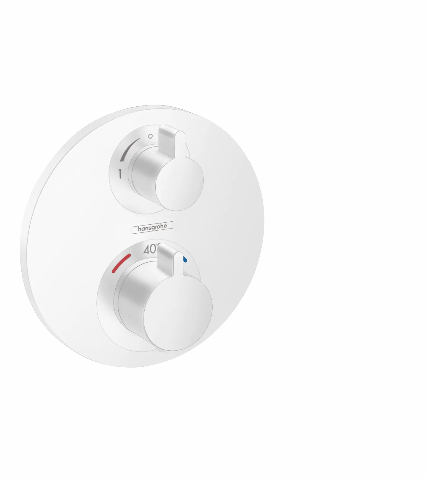 Thermostat Unterputz Ecostat S Fertigset 2 Verbraucher chrom Thermostat Unterputz Ecostat S Fertigset 2 Verbraucher chrom