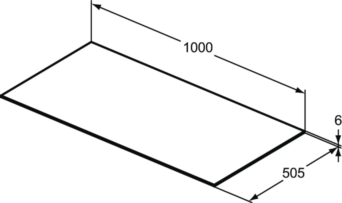 Waschtischplatte Conca, aus Keramik, 1002x505x6mm, Marmor Noir Desir Waschtischplatte Conca, aus Keramik, 1002x505x6mm, Marmor Noir Desir