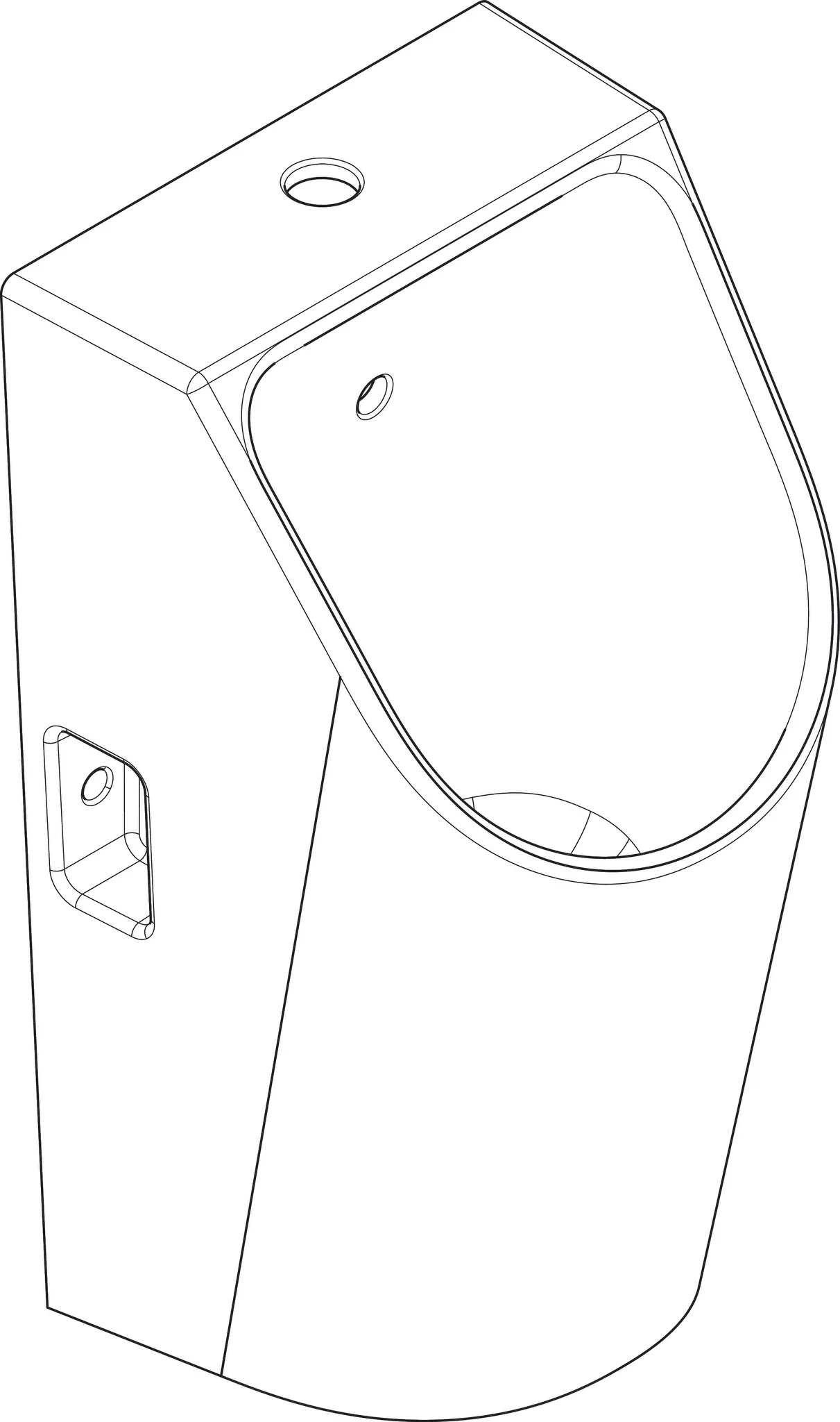 Hansgrohe EluPura Original S WC Urinal, Weiß Hansgrohe EluPura Original S WC Urinal, Weiß