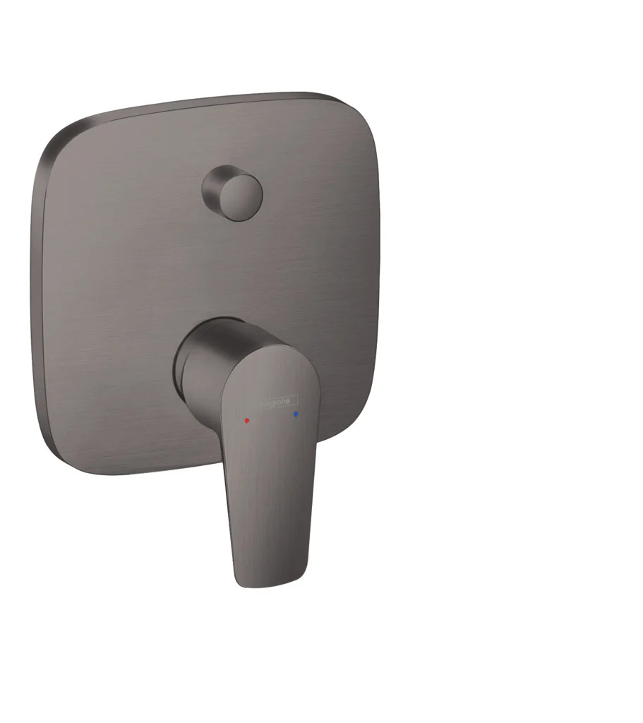 Hansgrohe Talis E Einhebel-Wannenmischer Unterputz, Brushed Black Chrome, 2 Verbraucher, Keramikmischsystem, einstellbare Temperaturbegrenzung, automatische Rückstellung, Schalldämpfer Hansgrohe Talis E Einhebel-Wannenmischer Unterputz, Brushed Black Chrome, 2 Verbraucher, Keramikmischsystem, einstellbare Temperaturbegrenzung, automatische Rückstellung, Schalldämpfer