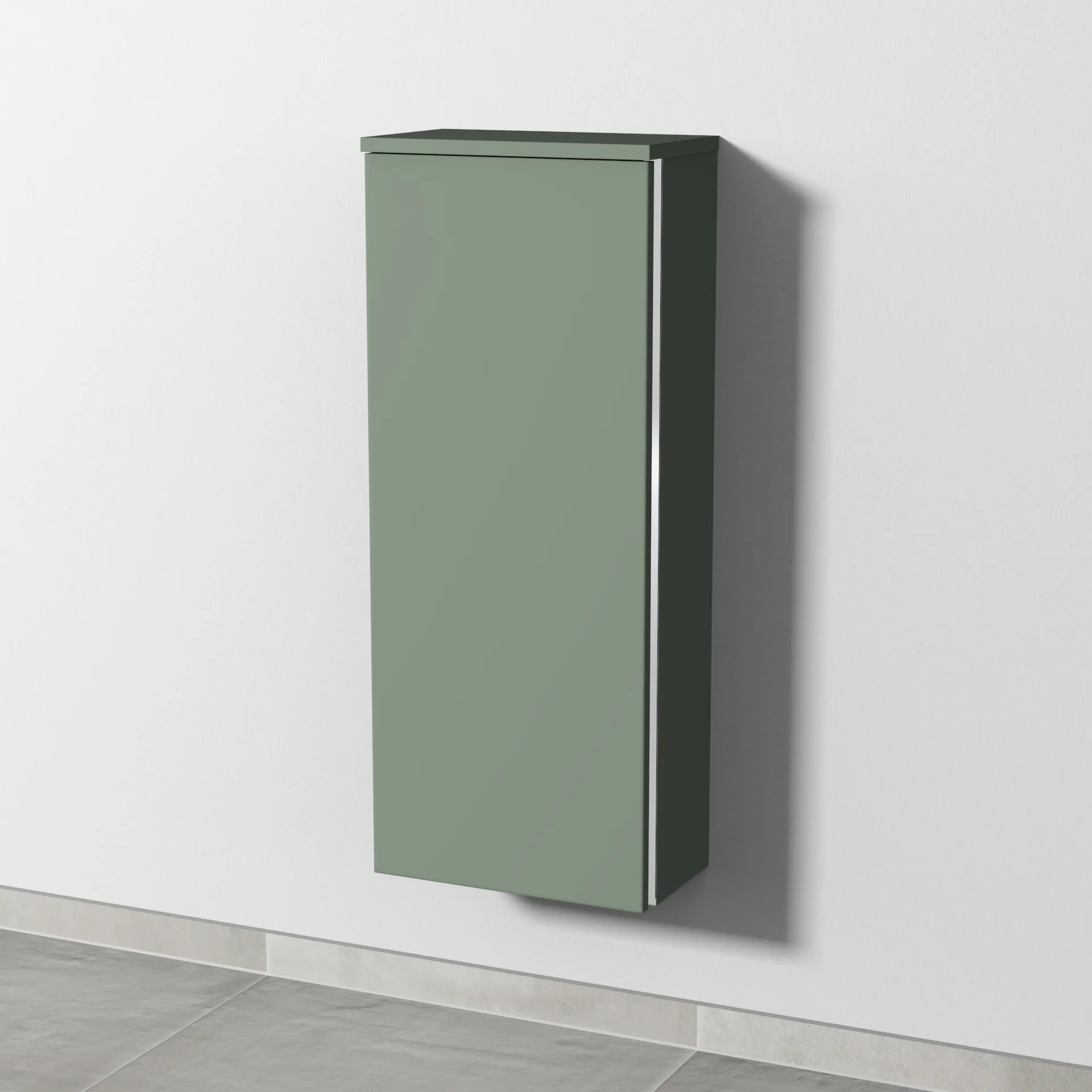Sanipa Mittelschrank „3way“ 350 × 850 × 199 mm Anschlag links, in Soft-Green, Anschlag links