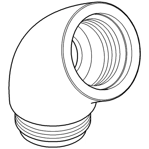 Grohe Adapter ½ x ½ 28812, schwarz Grohe Adapter ½ x ½ 28812, schwarz