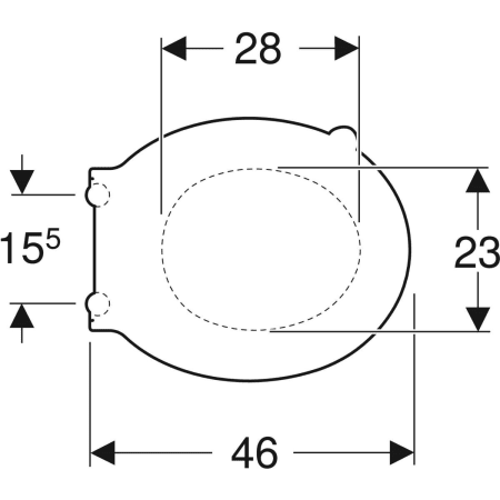 WC-Sitz, behindertengerecht „Renova Comfort“ Befestigung von unten WC-Sitz, behindertengerecht „Renova Comfort“ Befestigung von unten