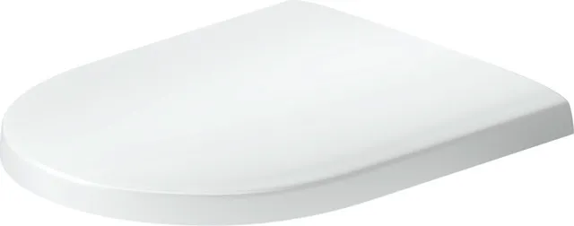 Duravit Univ.WC-Sitz D-shaped Tief 455mm Ülap Absenkaut. abnehmb. Scharn. Edelst. We