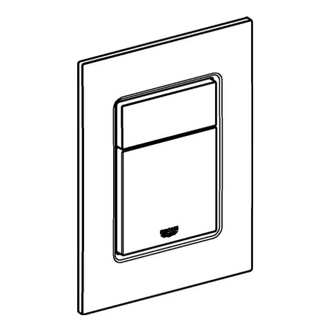 Grohe Skate Cosmopolitan S WC-Betätigung, Abdeckplatte, 130 x 172 mm, alpinweiß Grohe Skate Cosmopolitan S WC-Betätigung, Abdeckplatte, 130 x 172 mm, alpinweiß