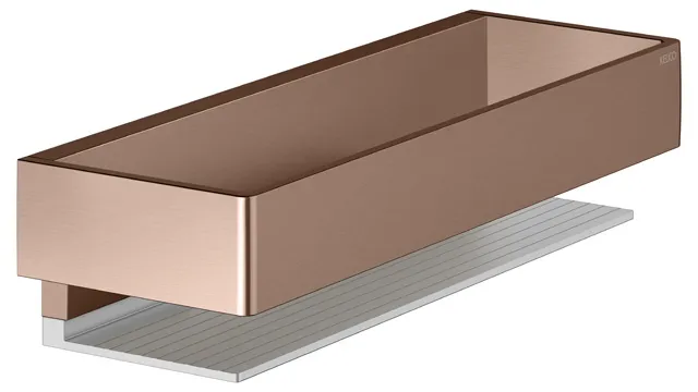 KEUCO EDITION 11 Duschablage Rotgold gebürstet / Alu