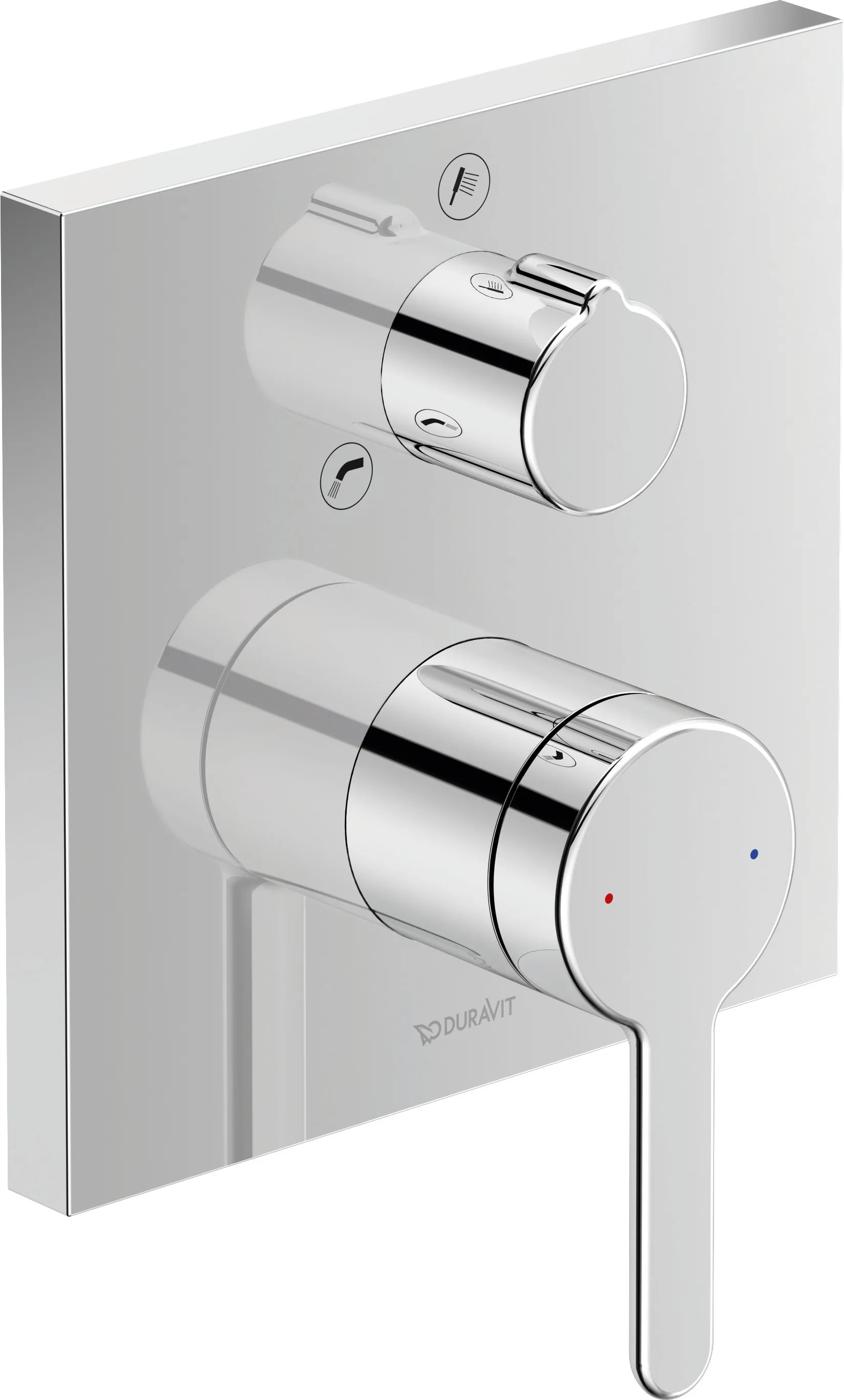 Duravit Einhand-Unterputz-Armatur „Serie C.1“ in Chrom Duravit Einhand-Unterputz-Armatur „Serie C.1“ in Chrom