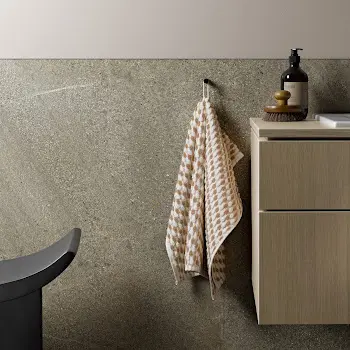 HSK Wandverkleidung „RenoDeco“ 1000 × 2550 mm Struktur, Sandstein, Cashmere-Taupe HSK Wandverkleidung „RenoDeco“ 1000 × 2550 mm Struktur, Sandstein, Cashmere-Taupe